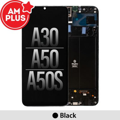 Samsung Galaxy A50 A505F / A50s A507F / A30 A305F AMPLUS LCD Screen Replacement Digitizer with Frame-Black Samsung Galaxy A50 A505F / A50s A507F / A30 A305F AMPLUS LCD Screen Replacement Digitizer with Frame-Black